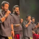 Mohanlal and Stephen Devassy set US stage on fire with iconic ‘Vel Muruka’ dance; fans call it ‘Complete Azhinjattam’- Watch | Malayalam Movie News