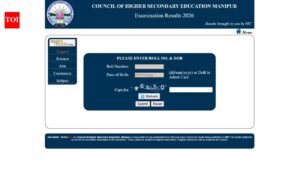 Manipur Board HSE Class 12 result 2026 released at cohsem.nic.in: Direct link to download marksheet here