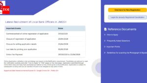 Punjab and Sind Bank LBO recruitment 2026: Registration ends today for 1,000 posts; direct link to apply here