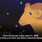 Aries Horoscope Today, April 21, 2026: Mars fuels your drive, but Saturn demands discipline