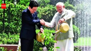 Trade and tech ties get a boost as PM Modi hosts Korean president | India News