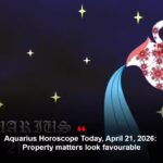 Aquarius Horoscope Today, April 21, 2026: Property matters look favourable