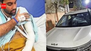 yusuf pathan’s kin beat man, his family as car splashes water in mumbai | Mumbai News