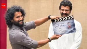 Vijay Deverakonda’s ‘VDxShouryuv’ pooja ceremony: Fans react as Nani gives first clap and hugs ‘Ranabaali’ actor | Telugu Movie News