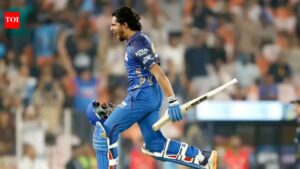 Tilak Varma: IPL 2026: Tilak Varma outguns Gujarat Titans as record-breaking blitz rewrites MI history | cricket news