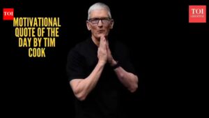 Motivational quote of the day by Tim Cook: ‘Let your joy be in your journey – not in some distant goal’