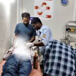 Security guard stitches wounds amid staff crunch at Bihar’s Bagaha hospital. Patna News
