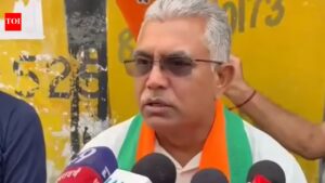 Dilip Ghosh Predicts BJP Victory in West Bengal Assembly Elections, Claims TMC’s Downfall. India News