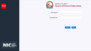 JKBOSE class 10 result 2026 summer zone Jammu division out at jkbose.nic.in; check direct link here