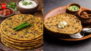 Thepla vs paratha: Which is healthier for breakfast and weight loss?