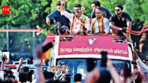 Tamil Nadu polls: Vijay bets on star power to challenge DMK in stronghold | chennai news