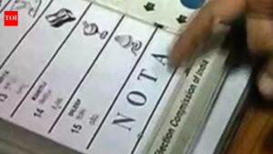 Tamil Nadu elections: NOTA count higher than victory margin in 13 seats last poll | chennai news