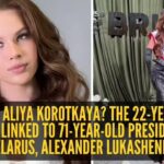 Who is Aliya Korotkaya? The 22-year-old model linked to 71-year-old President of Belarus, Alexander Lukashenko