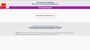 TN SSLC, HSE result 2026 expected to be out “soon,” official website says: Check expected date and steps to download scorecards here