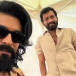Ram Charan and Buchi Babu Sana share fun selfie from ‘Peddi’ sets as makers confirm six days left for shoot completion.