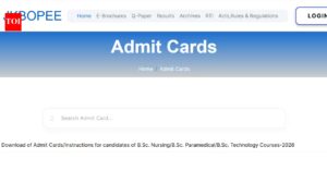 JKBOPEE CET admit card 2026 released at jkbopee.gov.in: Direct link to download hall tickets here