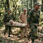 Army rescues ailing woman in a hilly village, Chill; carry her stretcher for 3 hours to reach road head | India News