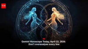 Gemini Horoscope Today, April 22, 2026: Don’t overanalyze every line