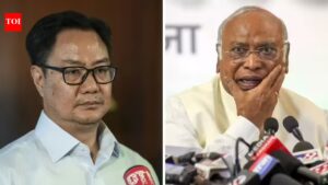 ‘Public will punish Congress’: BJP delegation meets EC over Kharge’s ‘terrorist’ remark on PM Modi. India News