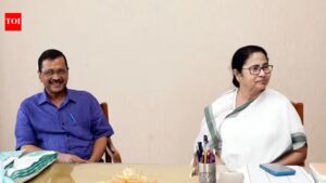 ‘Fighting one of the most difficult battles’: Kejriwal extends support to Mamata ahead of Bengal polls. India News