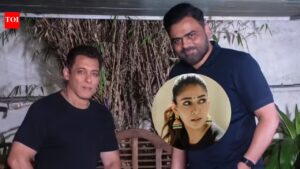 Salman Khan and Nayanthara begin shoot for Vamshi Paidipally’s big-budget film; a pan-India entertainer starts rolling in Mumbai |