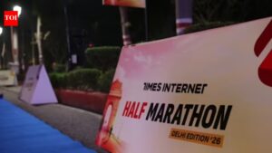 Consistent grit: Women’s 40–49 category shines at Times Internet half marathon | India News