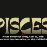 Pisces Horoscope Today, April 23, 2026: Your focus improves when you stop multitasking
