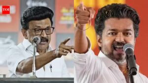 Tamil Nadu polls: Stalin holds edge, but dark horse Vijay keeps rivals guessing. chennai news