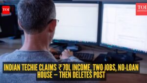 Techie sets Reddit on fire: Claims he secretly worked 2 jobs, made ₹70L a yr, bought ₹1.3 crore house without loan, then deletes his post