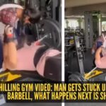 Chilling gym video: Man gets stuck under 165 kg barbell, what happens next is shocking