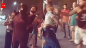 Gurgaon Woman Assault: Man assaults woman outside liquor shop in Gurgaon; viral video sparks outrage | Gurgaon News