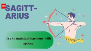 Sagittarius Horoscope Today, April 24, 2026: Try to maintain harmony with spouse