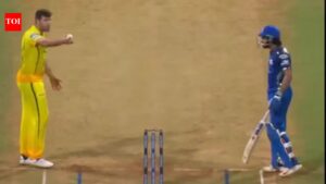 ‘Can’t see the fielder’: Tilak Varma, Jamie Overton clash as Suryakumar Yadav joins in – Watch | cricket news