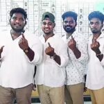 Painting the town beige & white on poll day | India News