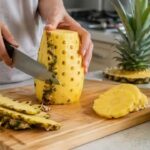 Peel a pineapple in minutes with these easy kitchen hacks.