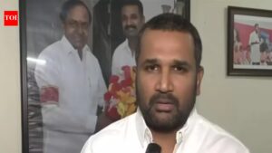 BRS leader Manne Krishank, 7 aides arrested for assaulting Congress worker over social media post. Hyderabad News