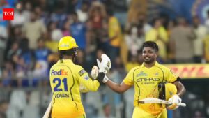 Sanju Samson: IPL 2026: Sanju Samson’s 101 powers Chennai Super Kings to 103-run win over Mumbai Indians | cricket news