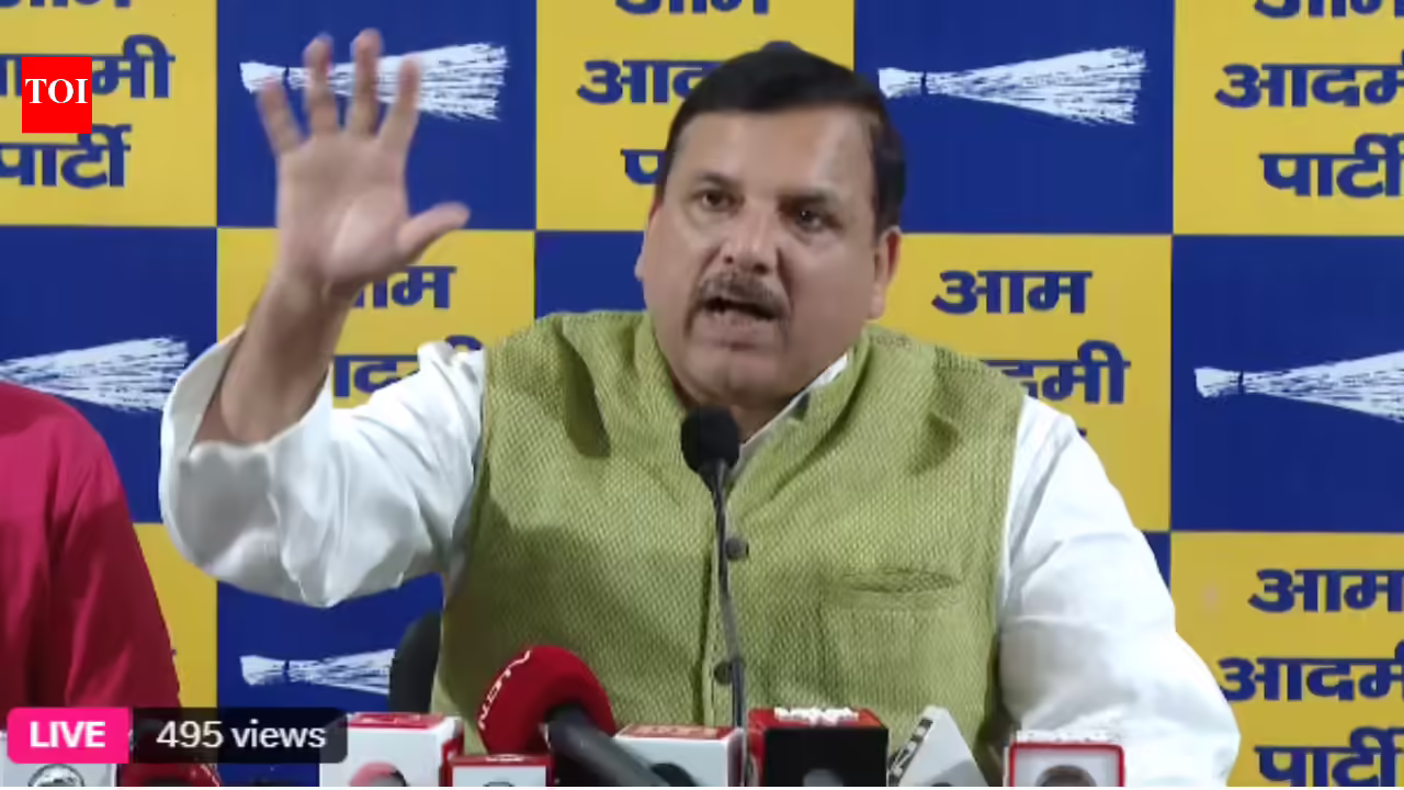 ‘Operation Lotus’: AAP’s first reaction as Raghav Chadha, 6 other MPs in Rajya Sabha join BJP. India News