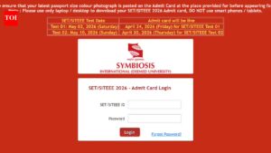 SITEEE 2026 Phase 1 admit card released at set-test.org: Direct link to download hall ticket here