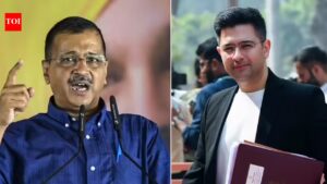‘BJP has betrayed Punjabis again’: Arvind Kejriwal after Raghav Chadha leads major AAP exodus. India News