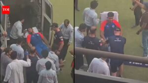 IPL 2026 | Scary scenes! Delhi Capitals net bowler badly hit, stretchered off in ambulance ahead of PBKS clash – WATCH | cricket news