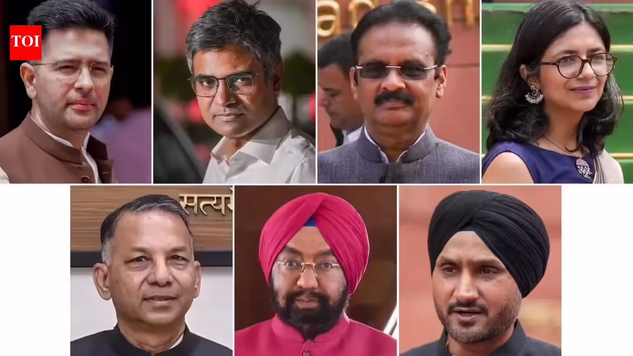 Big blow to AAP as Chadha, 6 more Rajya Sabha MPs quit, join BJP. India News