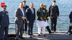 Rajnath visits German submarine yard as P-75I deal is expected soon. India News