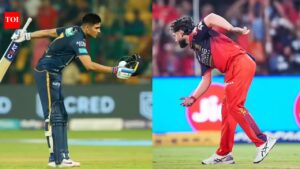 IPL 2026 drama! Suyash Sharma taunts Shubman Gill after his dismissal in RCB vs GT match – Watch | cricket news