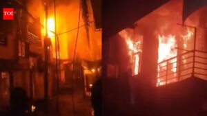 Delhi Fire: 14 people rescued after transformer fire engulfs buildings in Delhi’s Laxmi Nagar. Delhi News