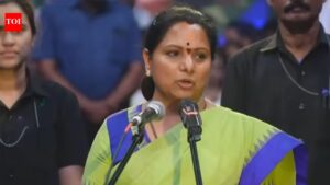 Telangana Rashtra Sena (TRS): K Kavitha launches new party 7 months after parting ways with BRS. Hyderabad News