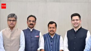 AAP to write to RS Chairman demanding disqualification of MPs who crossed over to BJP. India News