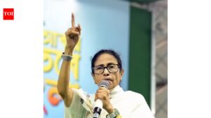 BJP mics placed to disrupt meet: Didi, quits rally | India News