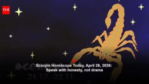 Scorpio Horoscope Today, April 26, 2026: Speak with honesty, not drama