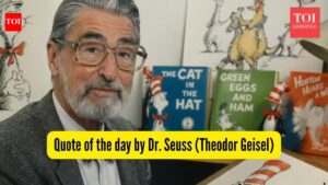 Quote of the day by Dr. Seuss (Theodor Geisel), “I have heard there are troubles of more than one kind. Some come from ahead and some…” |
